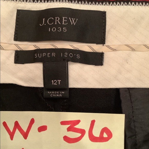 J Crew 1035 Super 120’s Extra Long - Picture 3 of 5